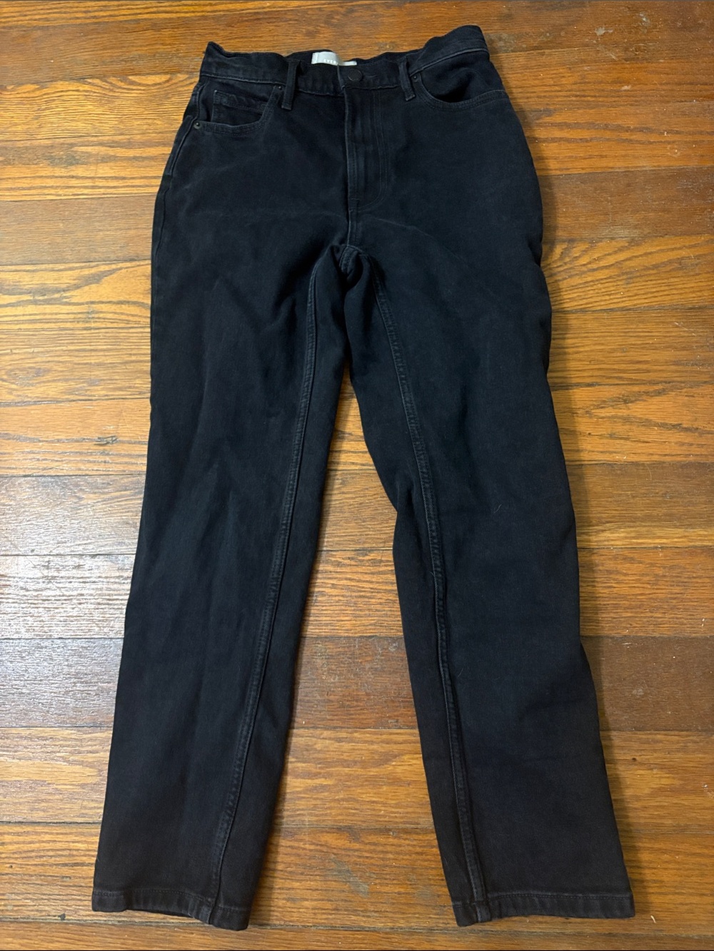 Everlane The Original Cheeky Black high rise cropped jeans women’s size 25